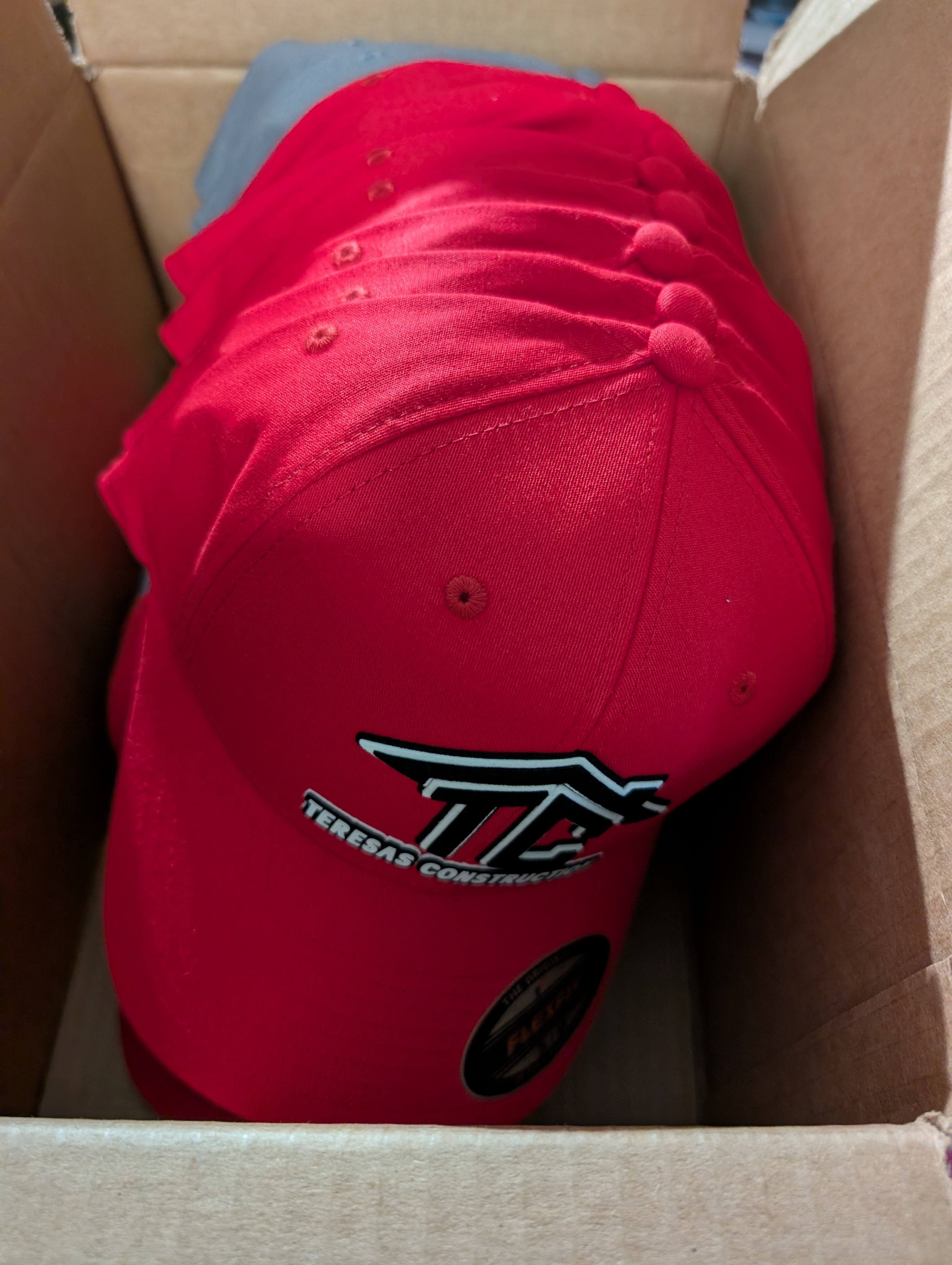 Gorras personalizadas para Teresas Construction